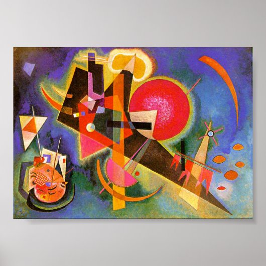 Kandinsky En Bleu Poster (Devant)