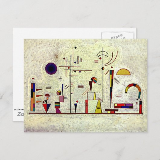 Kandinsky - Ernstig-plezier Briefkaart (Voorkant / Achterkant)