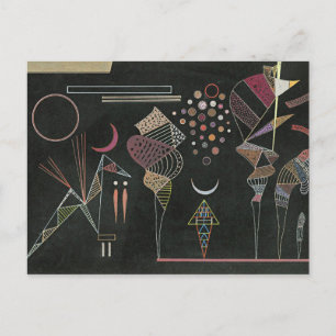Kandinsky - Etude por Contrastes Reduits Briefkaart