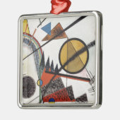 Kandinsky Expressionist Abstract schilderwerk Metalen Ornament (Links)