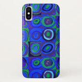 Kandinsky Farbstudie Blue Quadrate Square Circle Case-Mate iPhone Case (Achterkant)