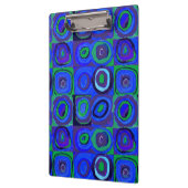 Kandinsky Farbstudie Blue Quadrate Square Circle Klembord (Links)