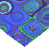 Kandinsky Farbstudie Blue Quadrate Square Circle Korte Tafelloper (Hoek)