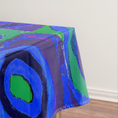 Kandinsky Farbstudie Blue Quadrate Square Circle Tafelkleed (Voorbeeld)