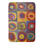 Kandinsky Farbstudie Quadrate Colourful Squares Badmat (Voorkant Verticaal)