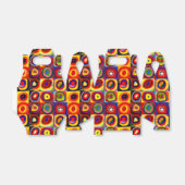 Kandinsky Farbstudie Quadrate Vierkantjes Cirkels Bedankdoosjes (Uitgevouwen)