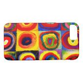 Kandinsky Farbstudie Quadrate Vierkantjes Cirkels  Case-Mate iPhone Case (Achterkant (Horizontaal))