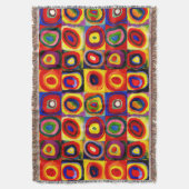 Kandinsky Farbstudie Quadrate Vierkantjes Cirkels  Deken (Voorkant Verticaal)