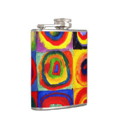 Kandinsky Farbstudie Quadrate Vierkantjes Cirkels  Heupfles (Rechts)