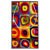 Kandinsky Farbstudie Quadrate Vierkantjes Cirkels Klein Cadeauzakje (Achterkant)