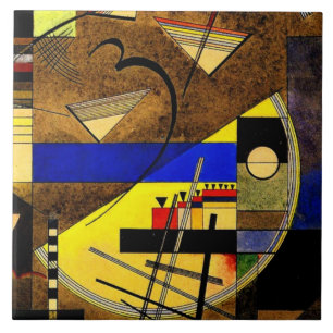 Kandinsky - Festes III, abstracte kunst Tegeltje