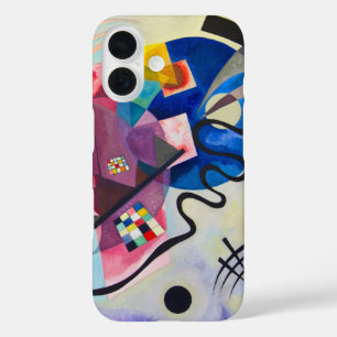 Kandinsky geel-rood-blauw iPhone 16 hoesje