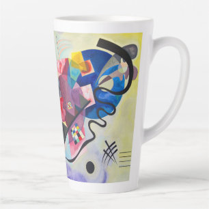 Kandinsky geel-rood-blauw latte mok