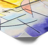 Kandinsky - geel-rood-blauw poster (Hoek)