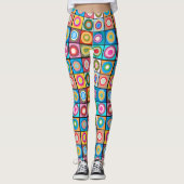 Kandinsky-geïnspireerde cirkels leggings (Voorkant)