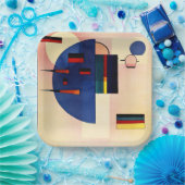 Kandinsky - Gekalmeerd Papieren Bordje (Feest)