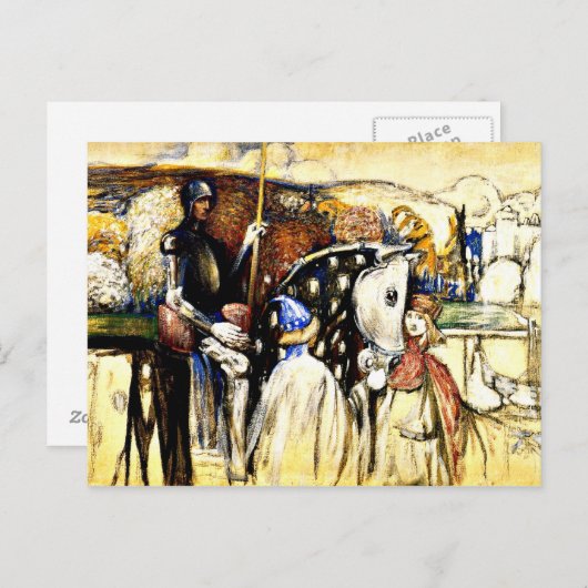 Kandinsky - Gemonteerde Warrior Briefkaart (Voorkant / Achterkant)