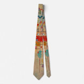 Kandinsky - Graceful Ascent, abstracte kunst Stropdas (Voorkant)