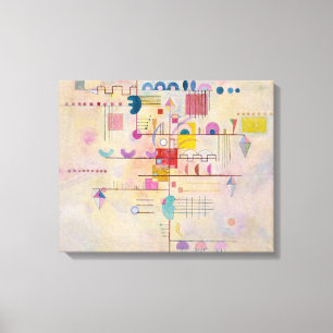 Kandinsky - Graceful Ascent Canvas Afdruk