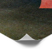 Kandinsky - Grijs en Zwart Poster (Hoek)