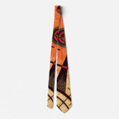 Kandinsky - Groen in cirkel Stropdas (Achterkant)