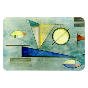 Kandinsky - Haze, abstracte kunstwerk Magneet