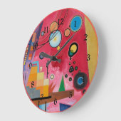 Kandinsky - Heavy Red Grote Klok (Hoek)