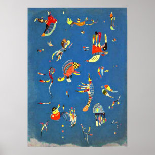 Kandinsky - Hemelblauw Poster