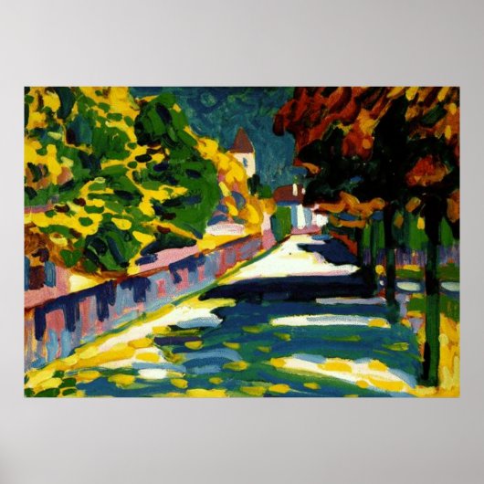 Kandinsky - Herfst in Beieren Poster (Voorkant)