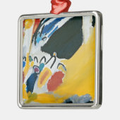 Kandinsky Impression III Concert Abstract schilder Metalen Ornament (Links)