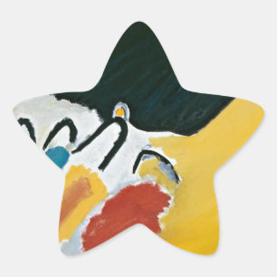 Kandinsky Impression III Concert Abstract schilder Ster Sticker