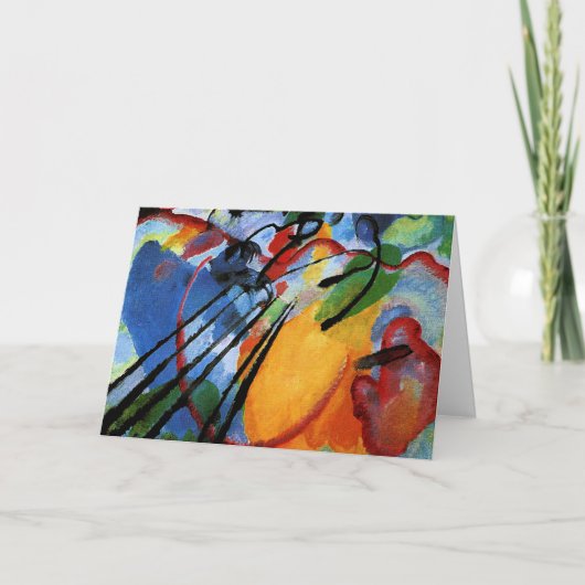 Kandinsky - Improvisatie 26, Kaart (Voorkant)