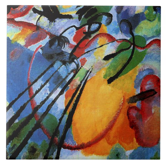 Kandinsky - Improvisatie 26, Tegeltje (Voorkant)