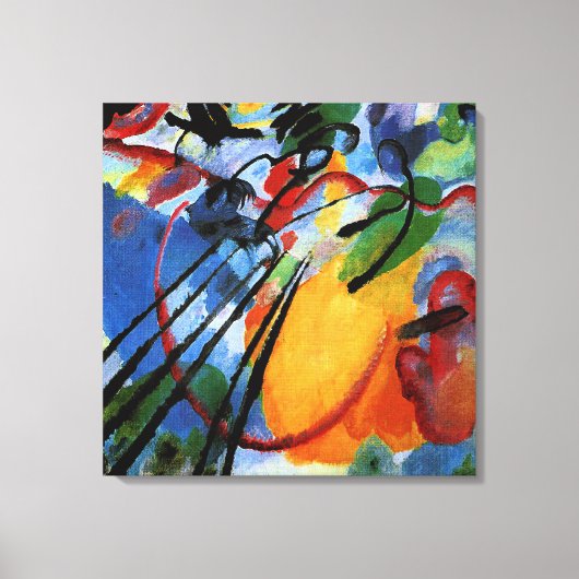 Kandinsky - Improvisation 26, Rowing, Canvas Afdruk (Voorkant)