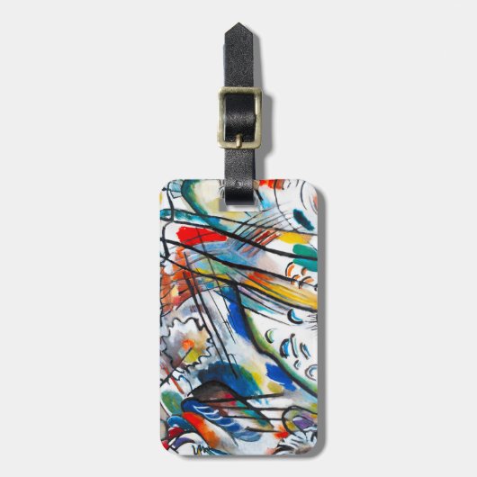 Kandinsky Improvisation 28 Bagagelabel (Voorkant verticaal)