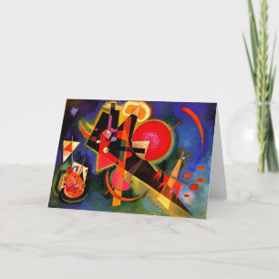 Kandinsky - In blauw, beroemd kunstwerk Kaart