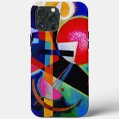 Kandinsky in Blue Abstract Painting Case-Mate iPhone Case (Achterkant)