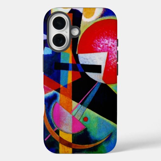 Kandinsky in Blue Abstract Painting Case-Mate iPhone Case (Achterkant)