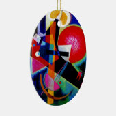 Kandinsky in Blue Abstract Painting Keramisch Ornament (Rechts)
