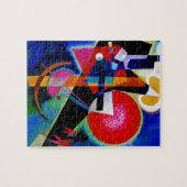Kandinsky in Blue Abstract Painting Legpuzzel (Horizontaal)