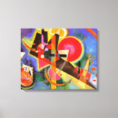 Kandinsky - In Blue, abstracte kunst, Canvas Afdruk (Voorkant)