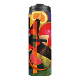 Kandinsky - In Blue, beroemd kunstwerk Thermosbeker