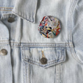 Kandinsky in Gray Button (In situ)