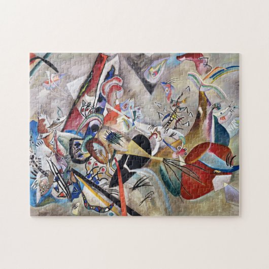Kandinsky in Gray Puzzle Legpuzzel (Horizontaal)