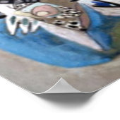 Kandinsky in het Abstracte grijze kunstwerk Poster (Hoek)