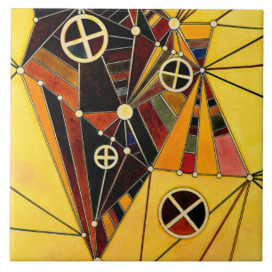 Kandinsky - In het netwerk, Tegeltje