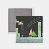 Kandinsky - In rust Magneet (Voorkant / Achterkant)
