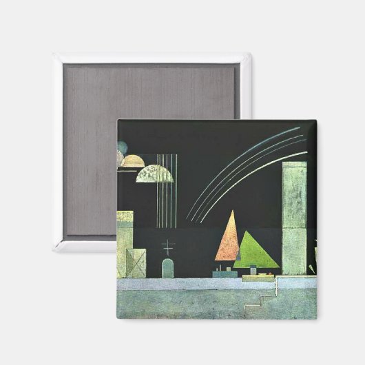 Kandinsky - In rust Magneet (Voorkant / Achterkant)