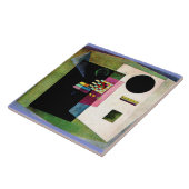 Kandinsky - In rust Tegeltje (Zijkant)