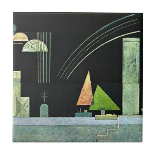 Kandinsky - In Rust Tegeltje (Voorkant)
